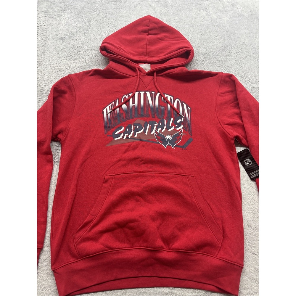 Washington‎ Capitals NHL Sweatshirt Hoodie Men's M Red Team Apparel